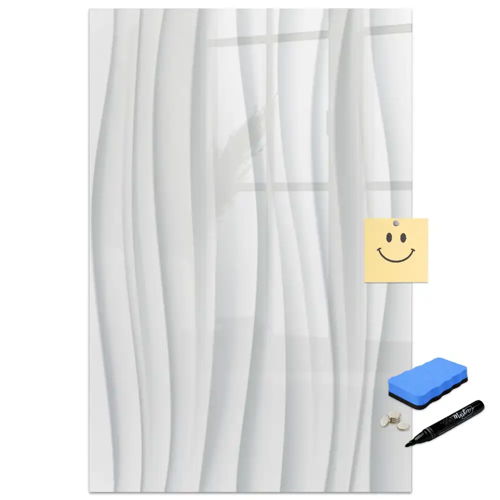 Tableau magnétique effaçable à formes linéaires