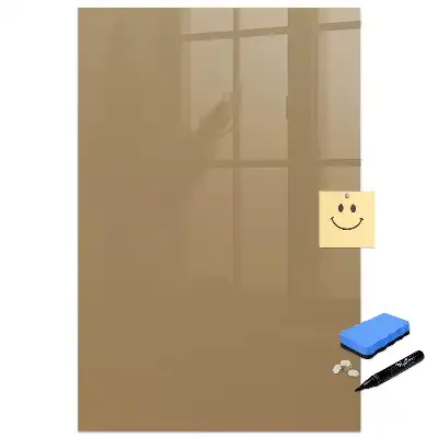 Tableau magnétique effaçable beige foncé