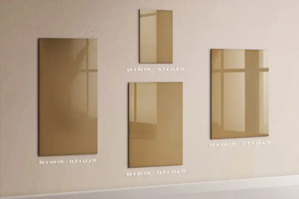 Tableau magnétique effaçable beige foncé