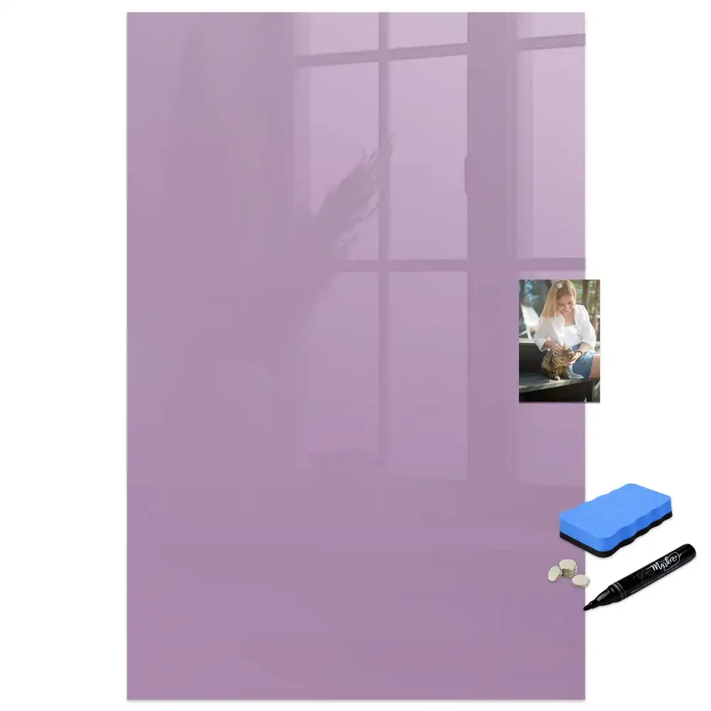 Tableau magnétique pour écriture couleur lilas