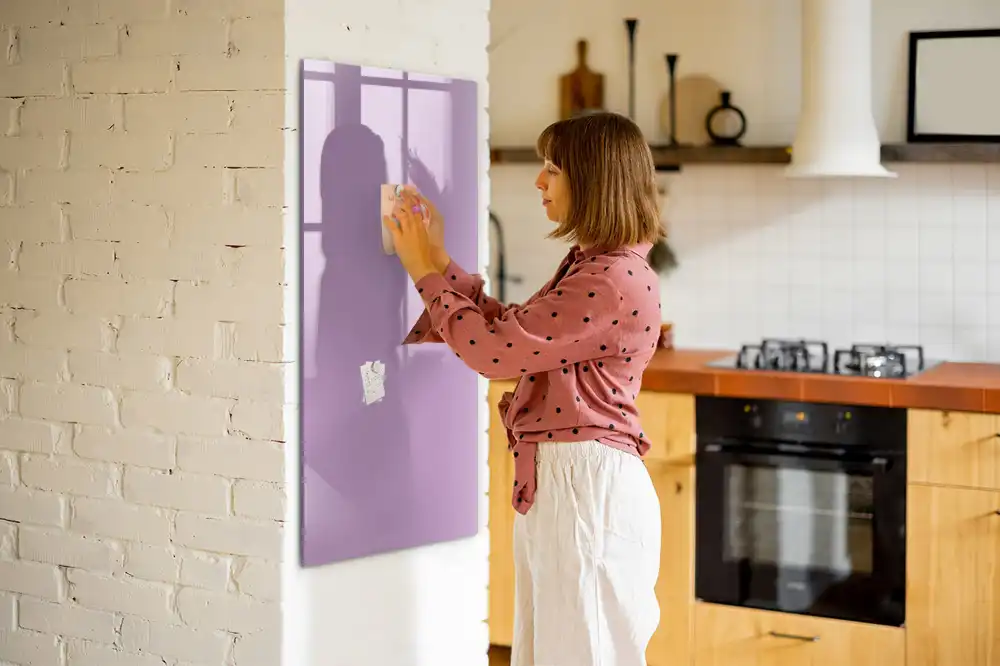 Tableau magnétique pour écriture couleur lilas