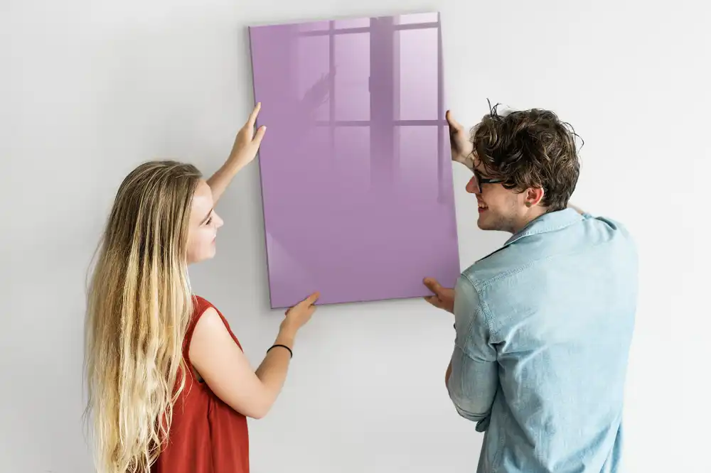 Tableau magnétique pour écriture couleur lilas