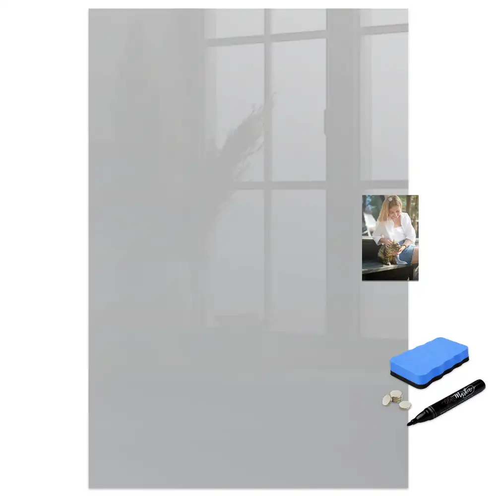 Tableau magnétique pour dessin gris clair