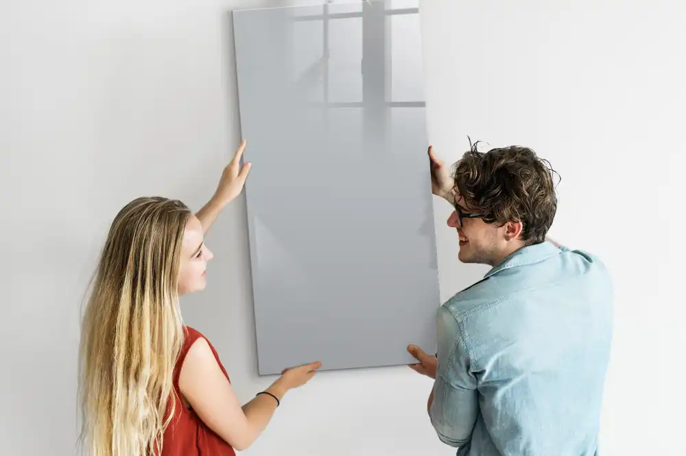Tableau magnétique pour dessin gris clair