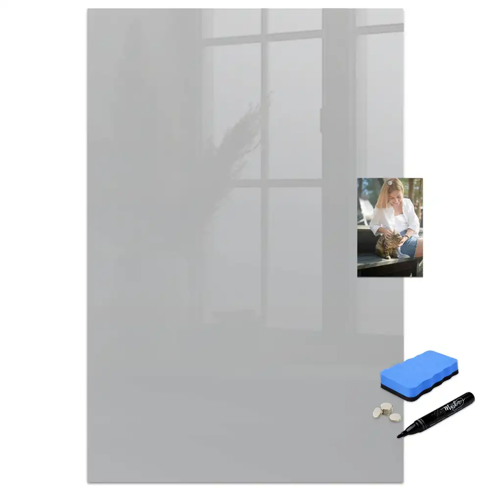 Tableau magnétique pour dessin gris clair