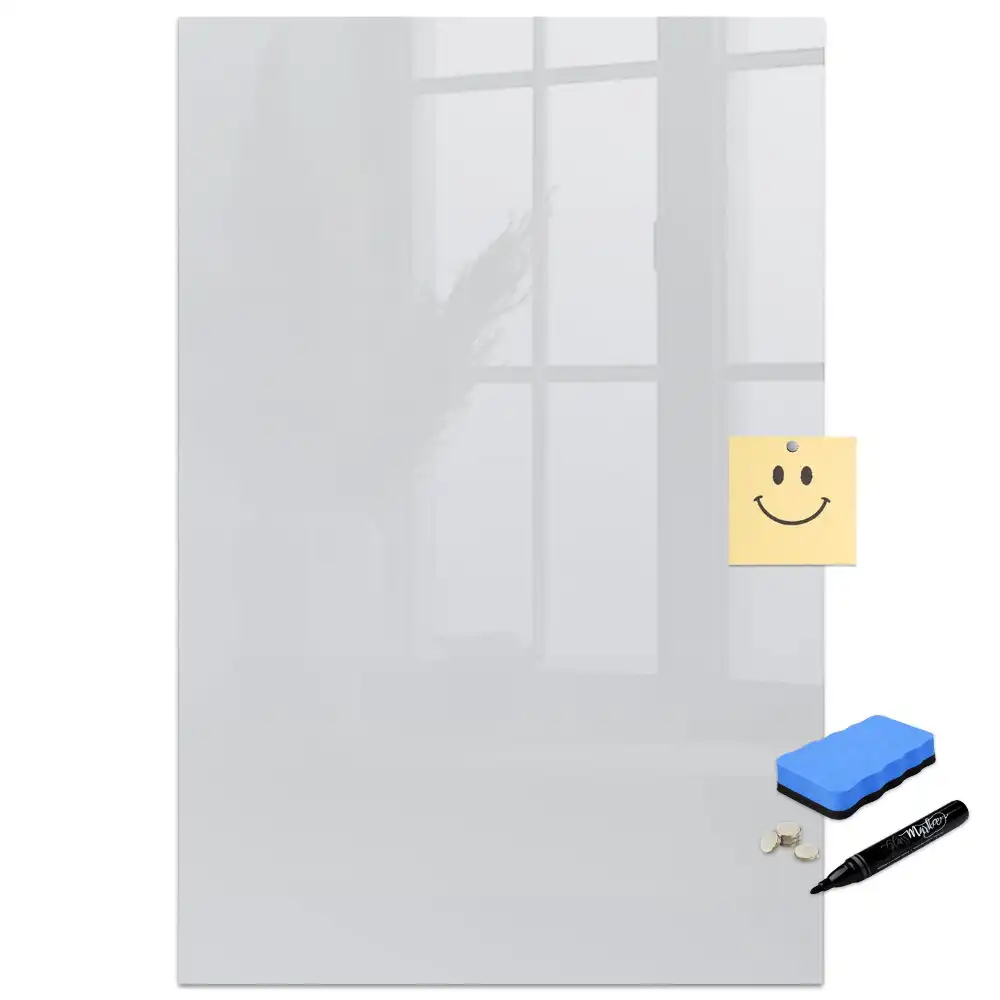 Tableau magnétique effaçable blanc