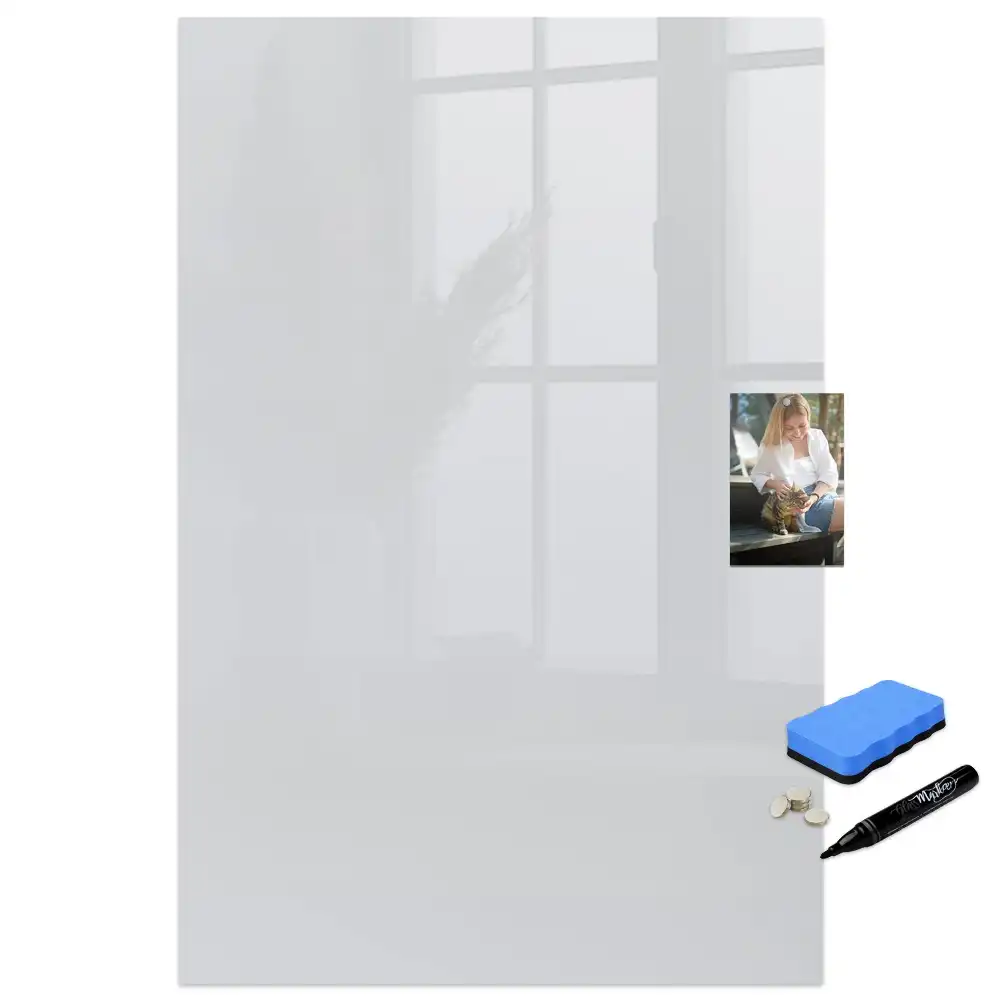 Tableau magnétique effaçable blanc