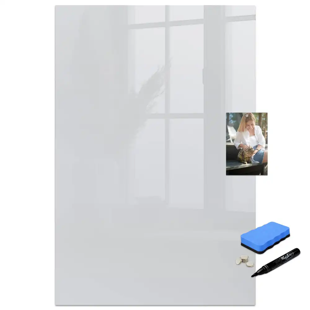 Tableau magnétique effaçable blanc