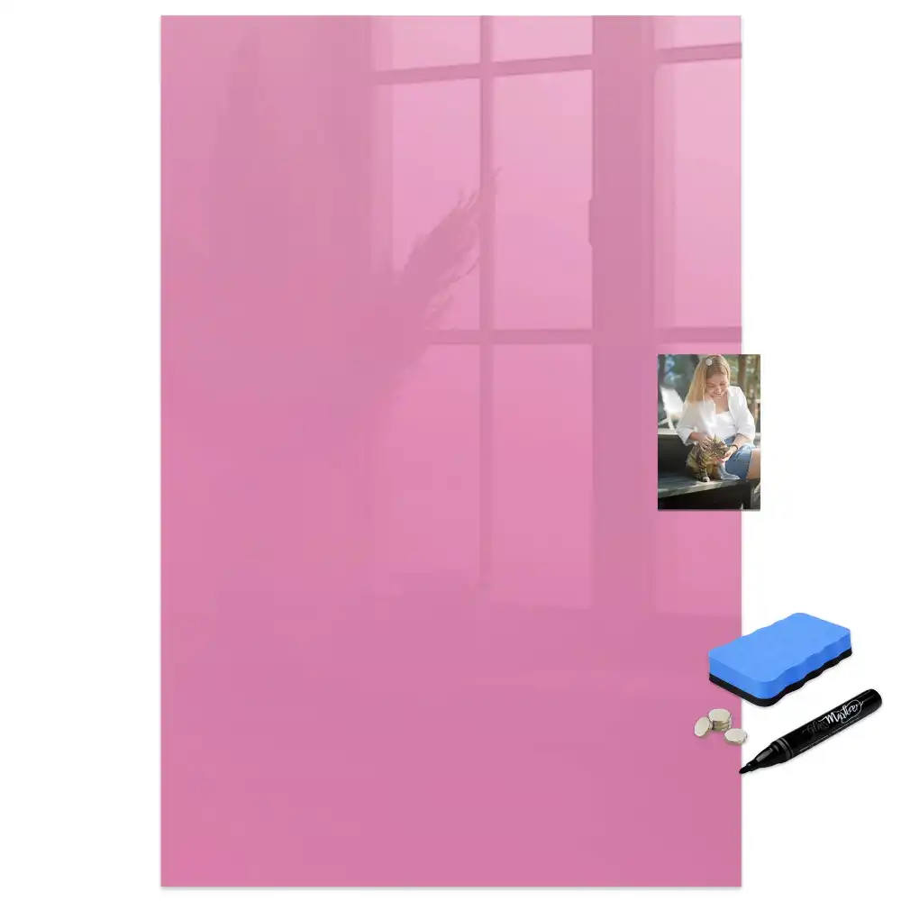 Tableau magnétique de dessin rose