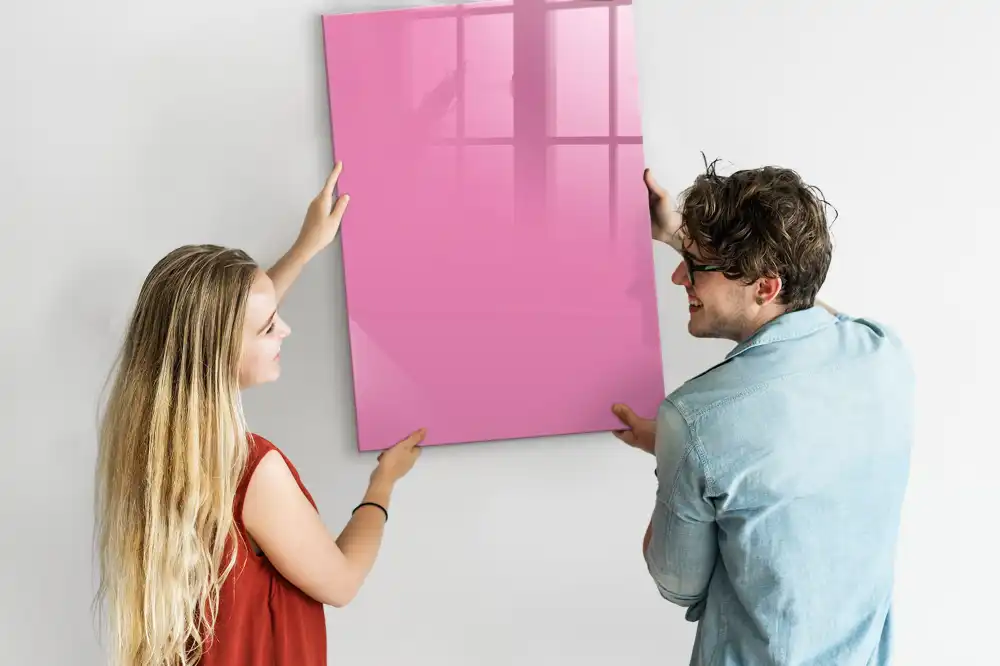 Tableau magnétique de dessin rose