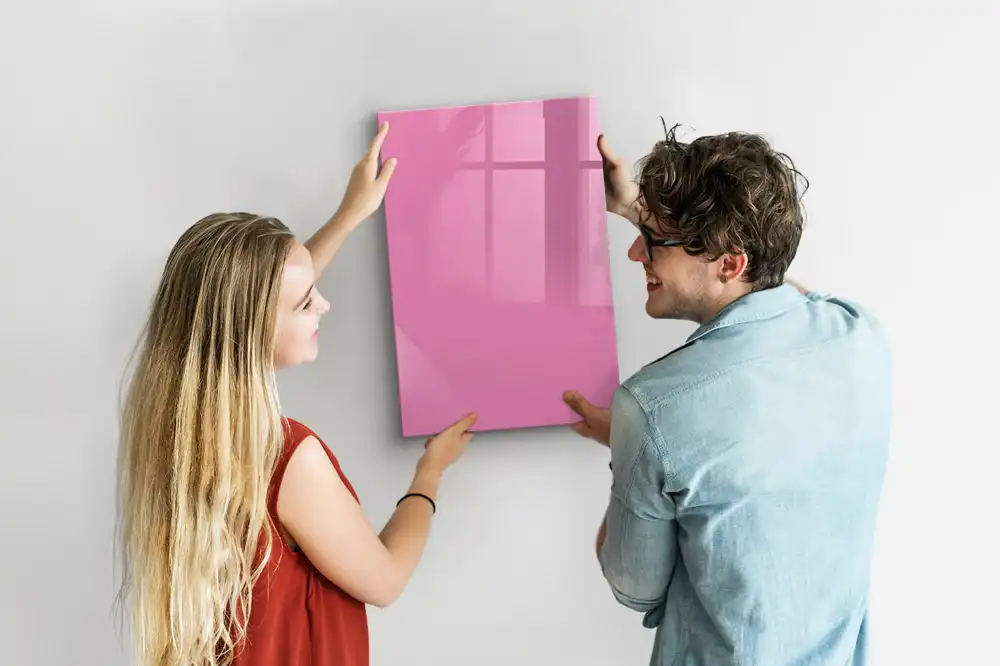 Tableau magnétique de dessin rose