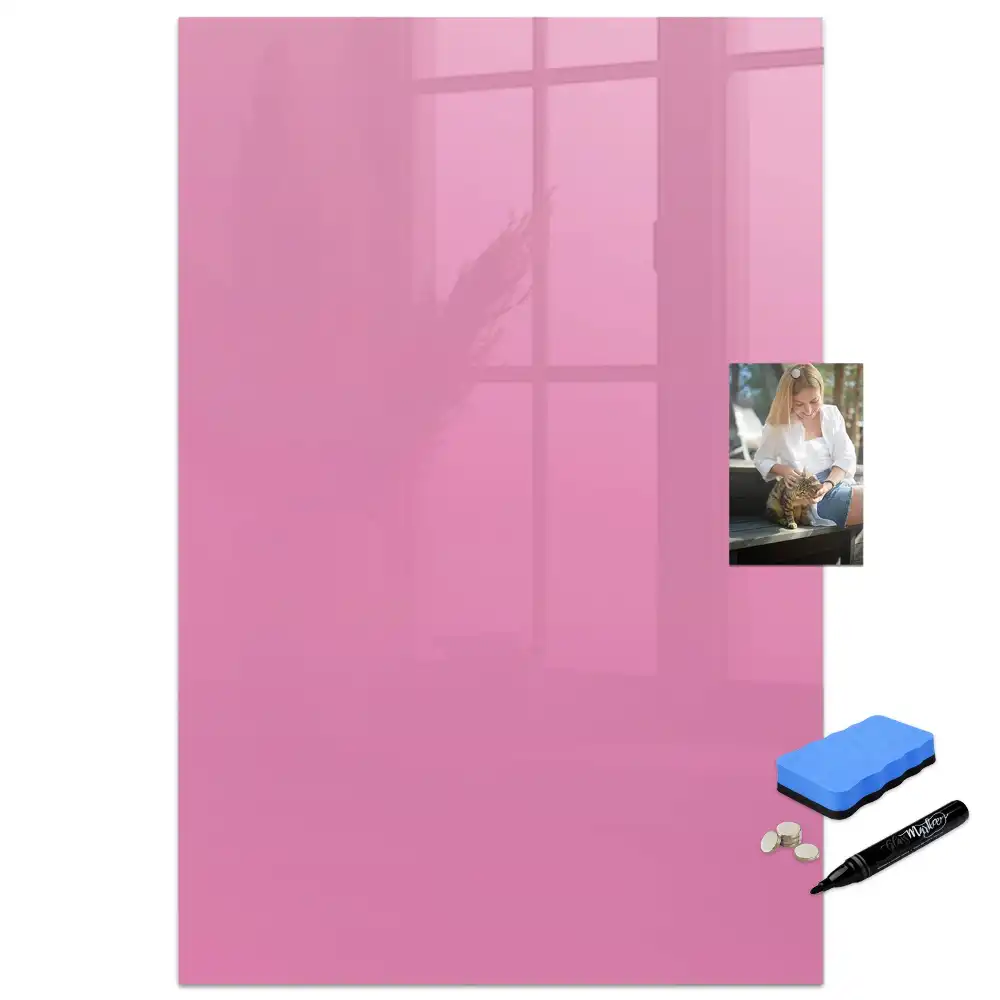 Tableau magnétique de dessin rose