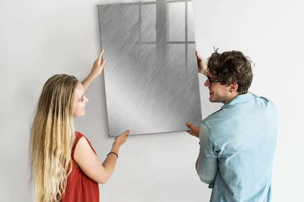 Tableau magnétique avec feutre à encre métallique