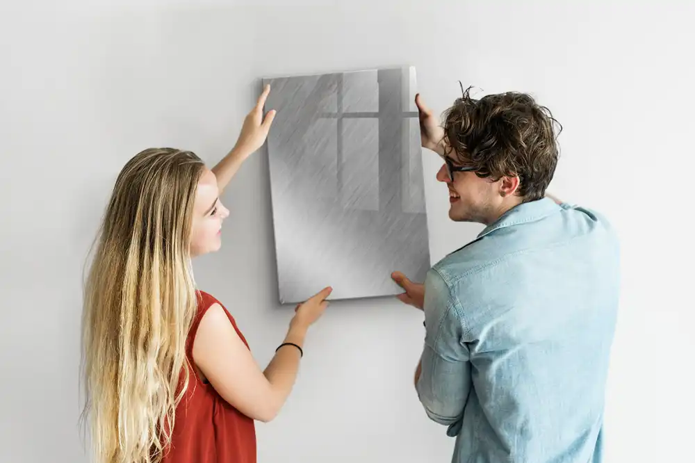 Tableau magnétique avec feutre à encre métallique