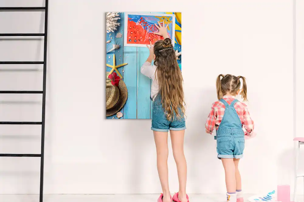 Tableau blanc magnétique effaçable à sec