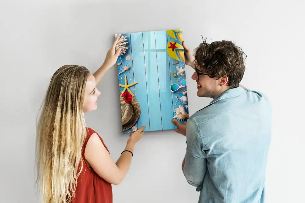 Tableau blanc magnétique effaçable à sec