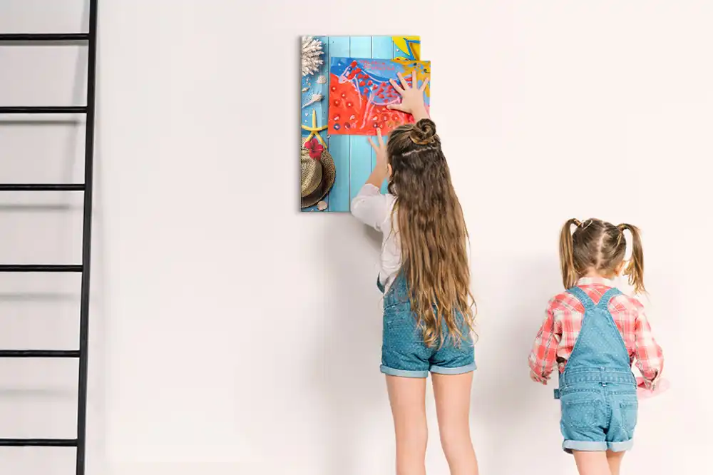 Tableau blanc magnétique effaçable à sec