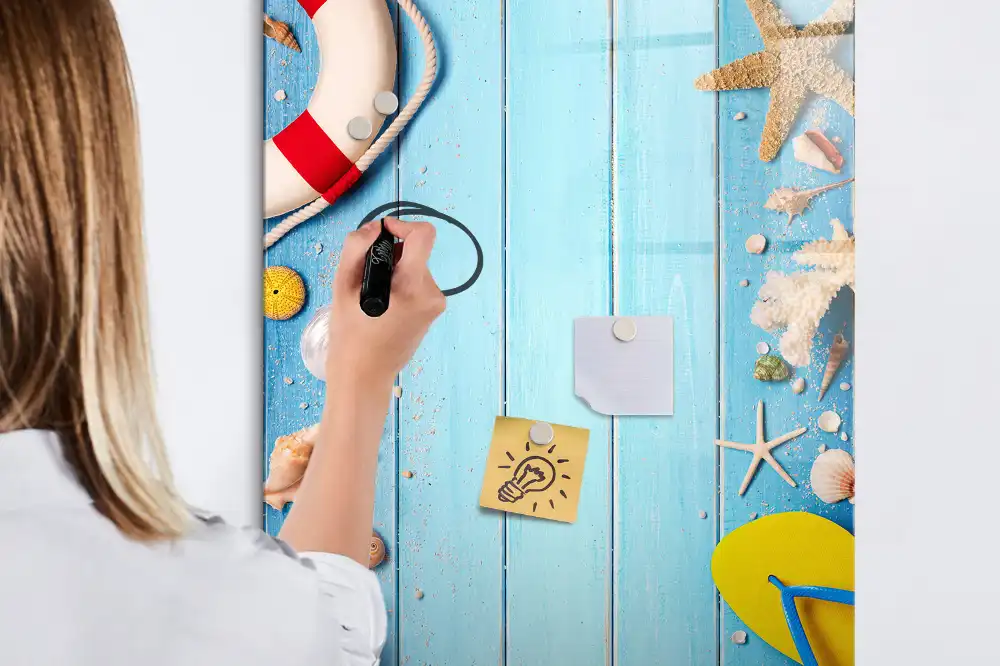 Tableau magnétique effaçable Les indispensables des baigneurs