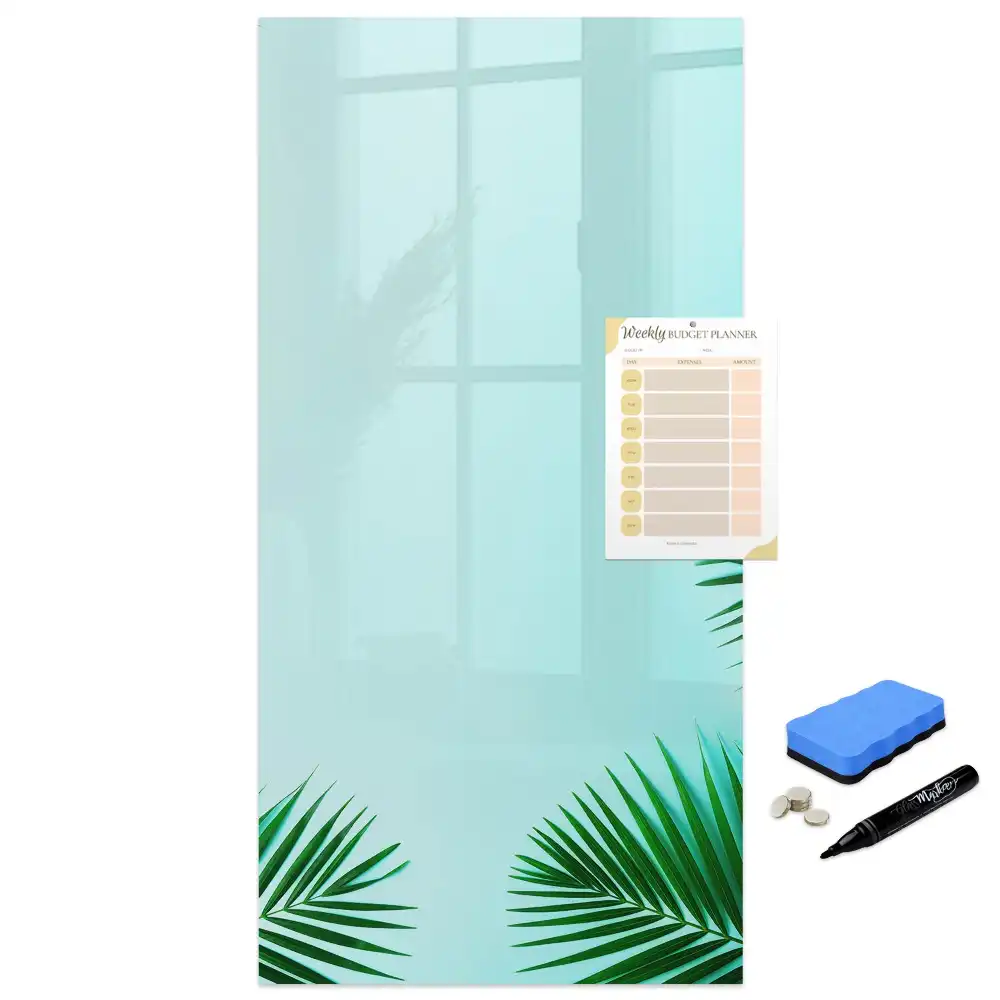 Tableau magnétique pour écriture avec motif exotique