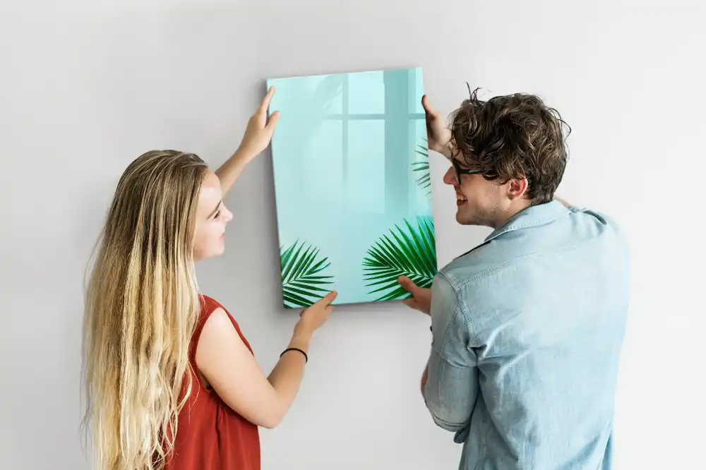Tableau magnétique pour écriture avec motif exotique