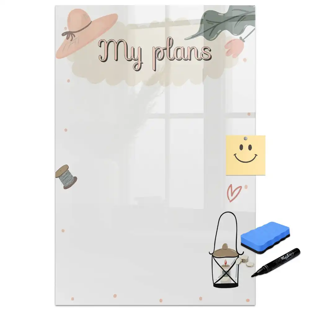 Tableau magnétique pour dessin mes intentions