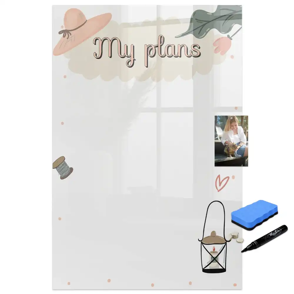 Tableau magnétique pour dessin mes intentions