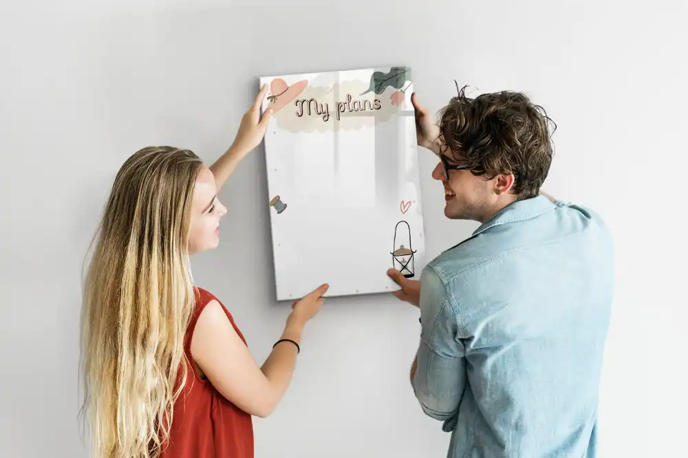 Tableau magnétique pour dessin mes intentions