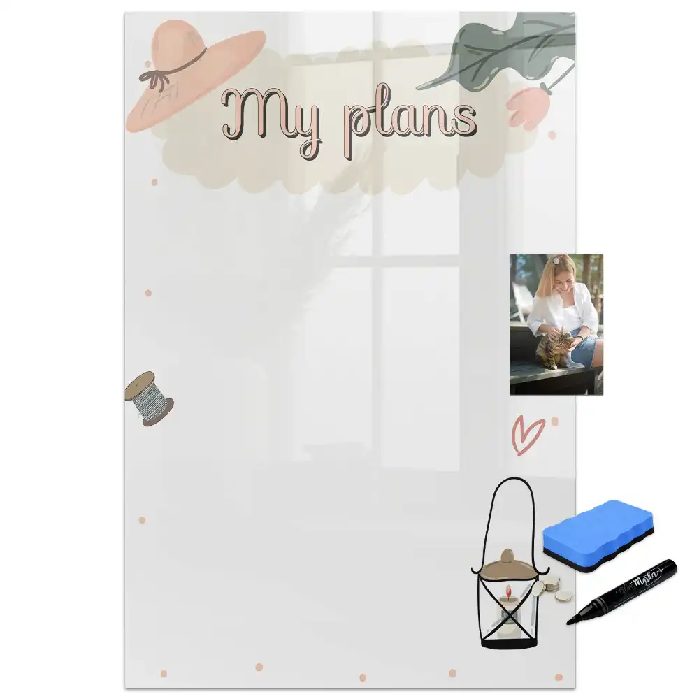 Tableau magnétique pour dessin mes intentions