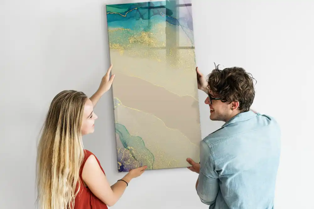 Tableau magnétique avec feutre pierre multicolore