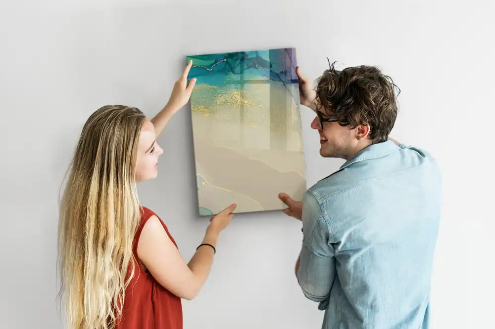 Tableau magnétique avec feutre pierre multicolore