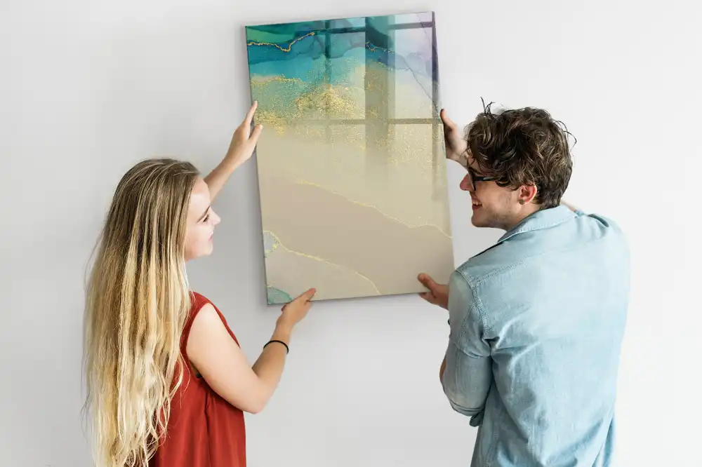 Tableau magnétique avec feutre pierre multicolore
