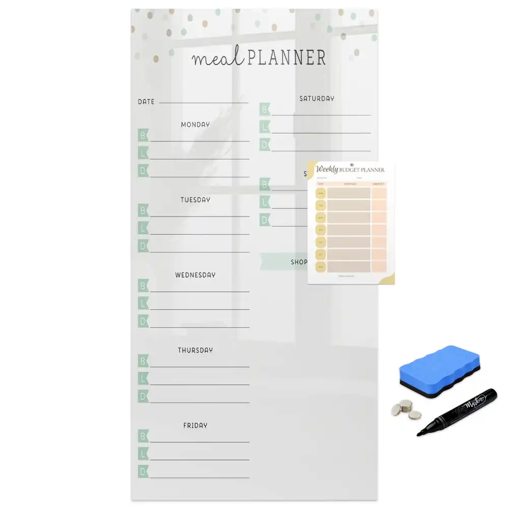 Tableau magnétique pour dessin et planification nutritionnelle