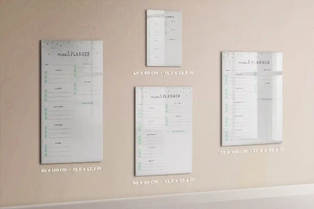 Tableau magnétique pour dessin et planification nutritionnelle