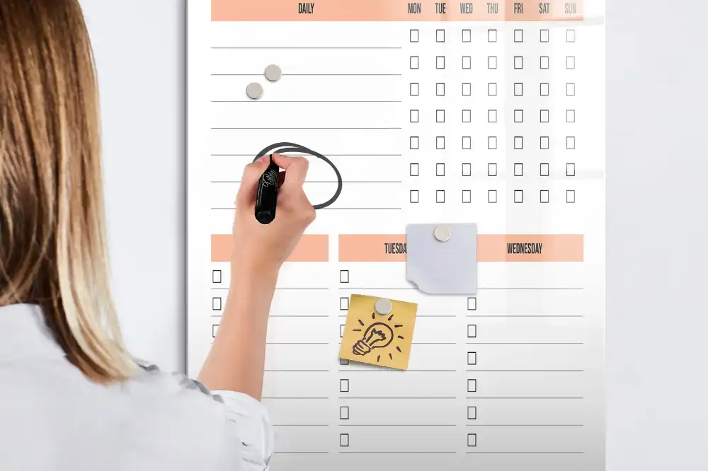 Tableau magnétique pour dessin et programme de nettoyage