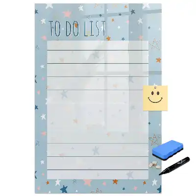Tableau magnétique pour liste de tâches