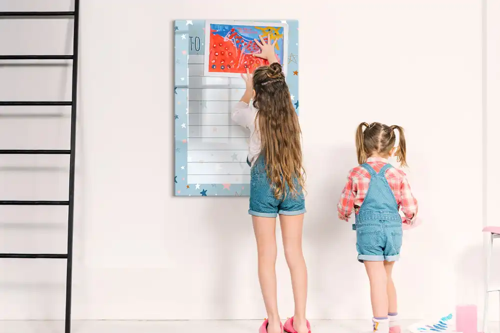 Tableau magnétique pour liste de tâches