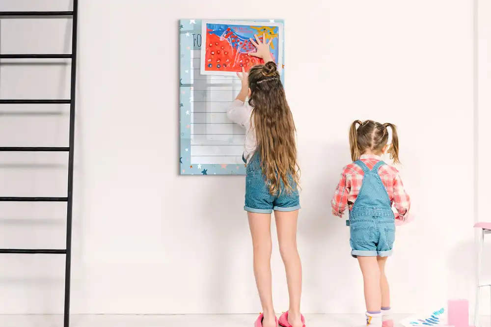 Tableau magnétique pour liste de tâches