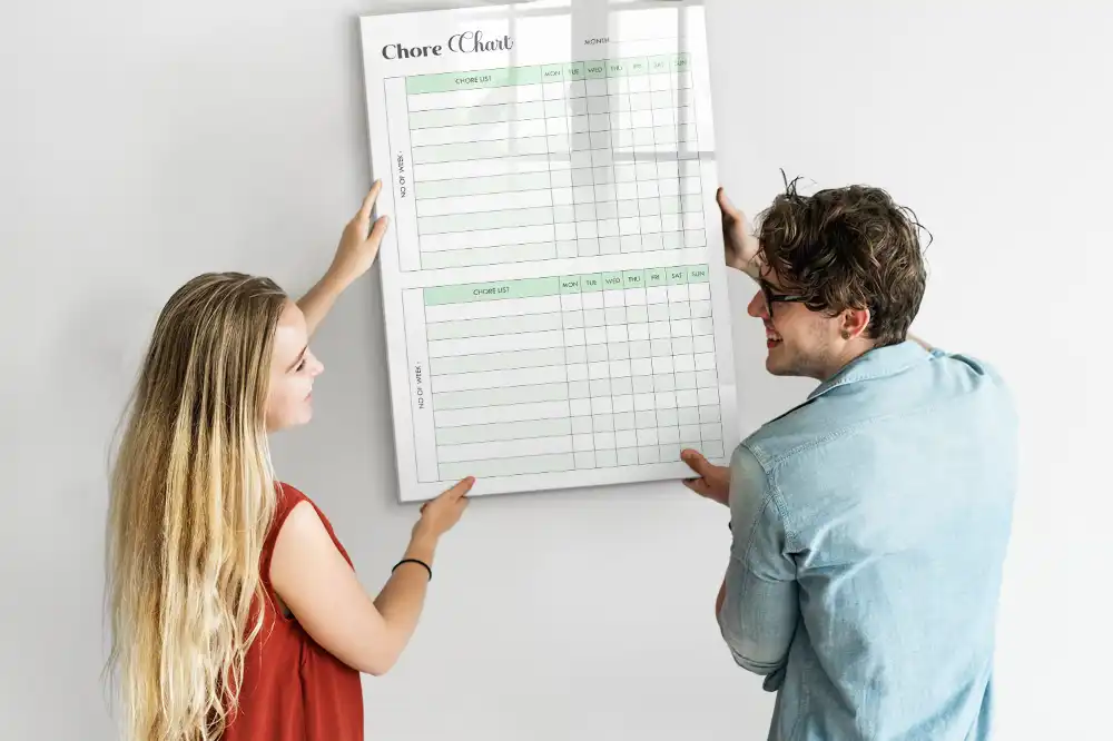 Tableau magnétique avec feutre et carte de pureté