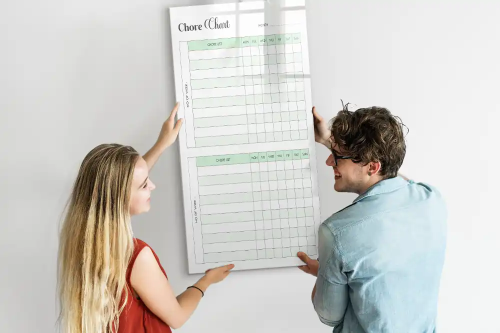 Tableau magnétique avec feutre et carte de pureté