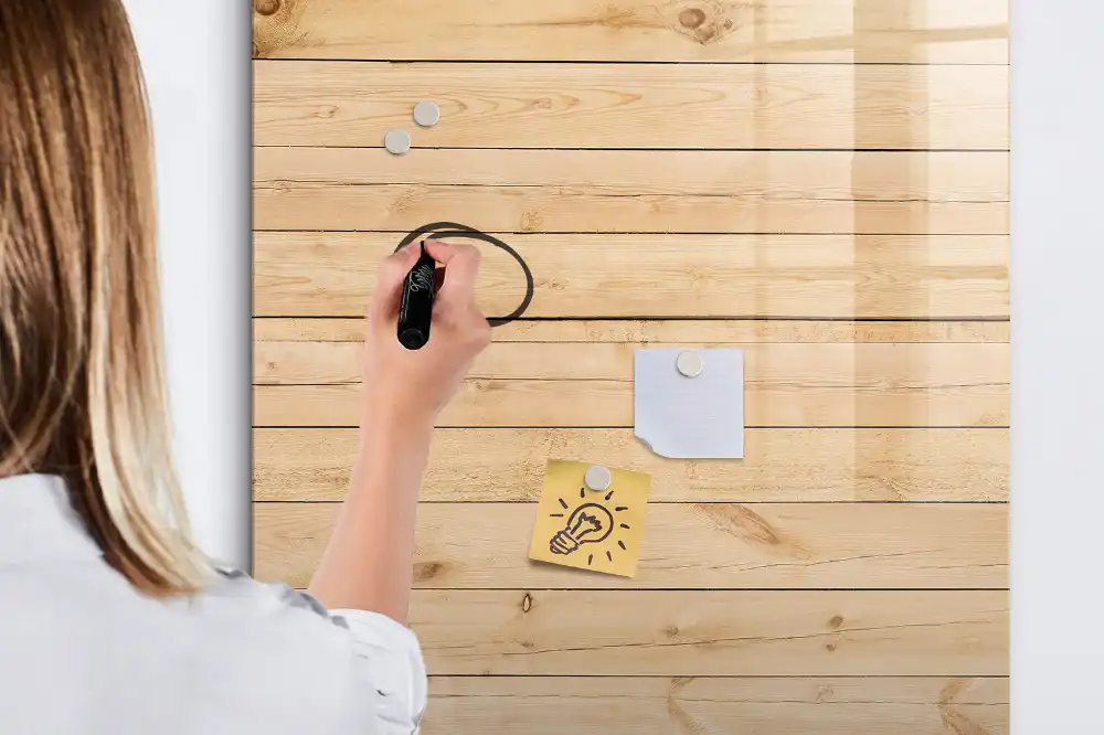 Tableau blanc magnétique effaçable à sec