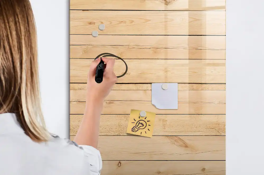 Tableau blanc magnétique effaçable à sec