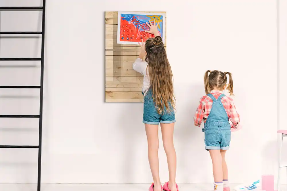 Tableau blanc magnétique effaçable à sec