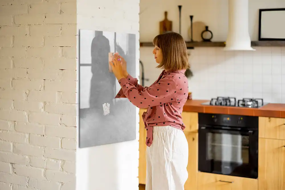 Tableau magnétique de dessin en ciment léger