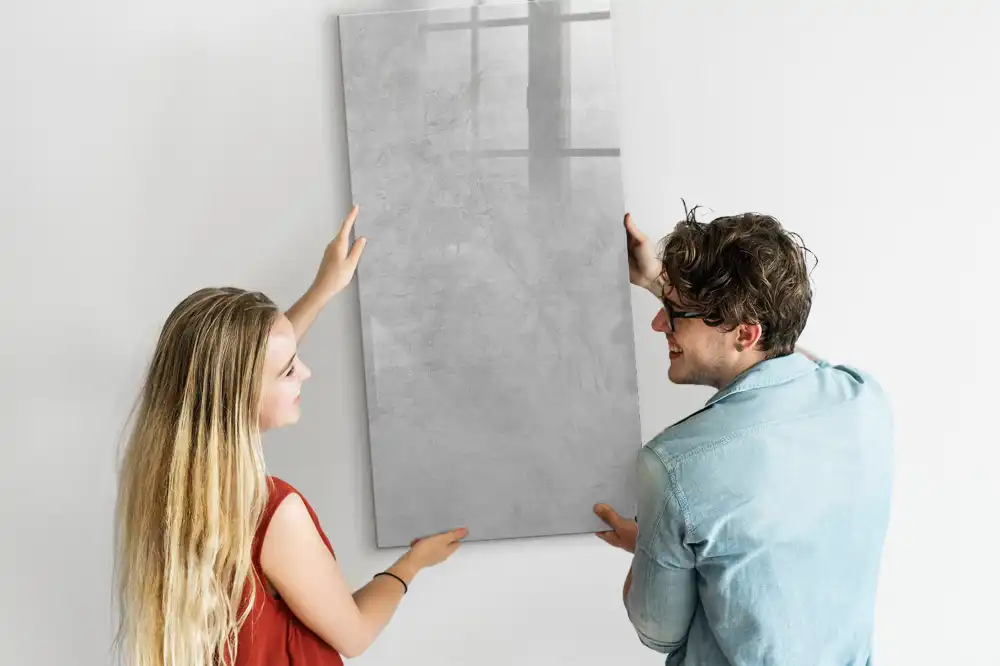 Tableau magnétique de dessin en ciment léger