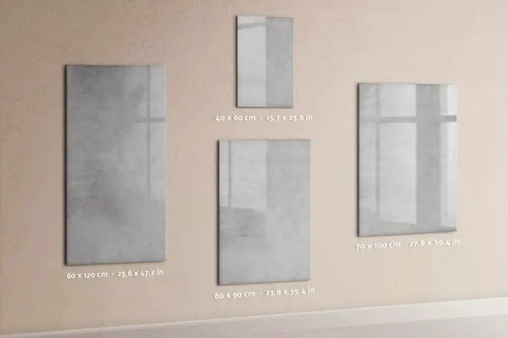 Tableau magnétique de dessin en ciment léger