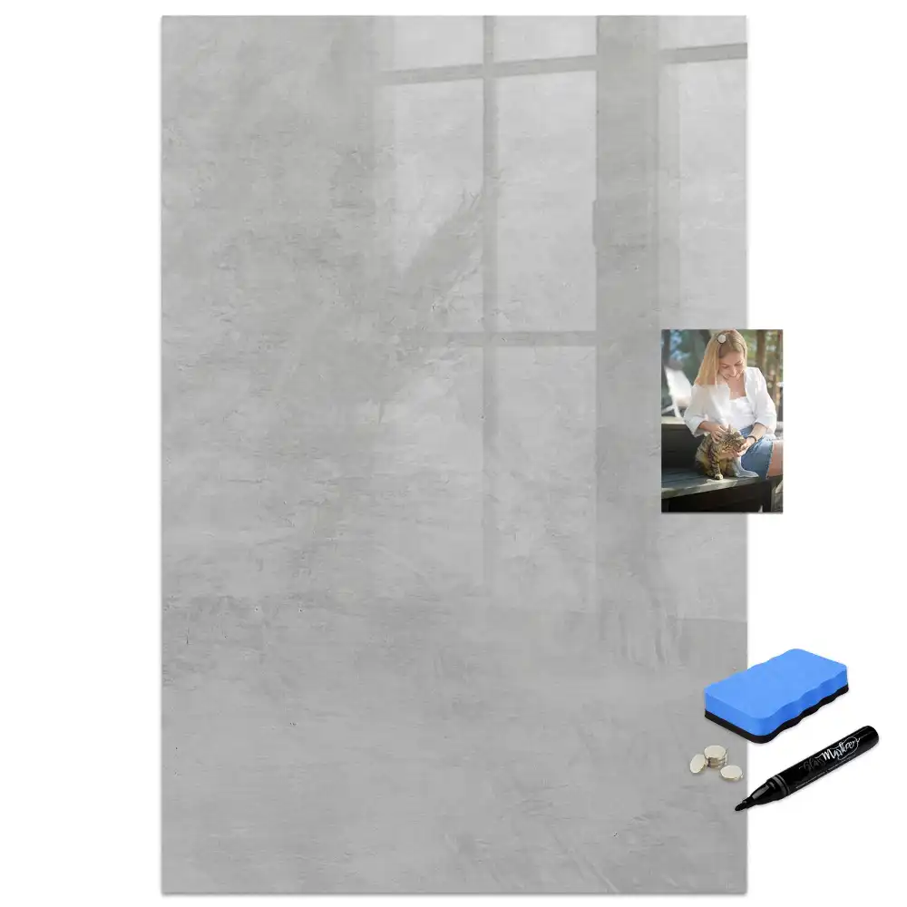 Tableau magnétique de dessin en ciment léger