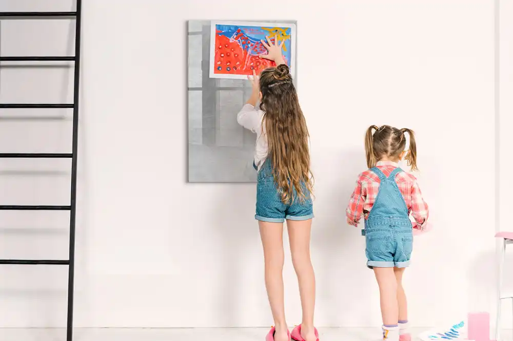 Tableau magnétique de dessin en ciment léger