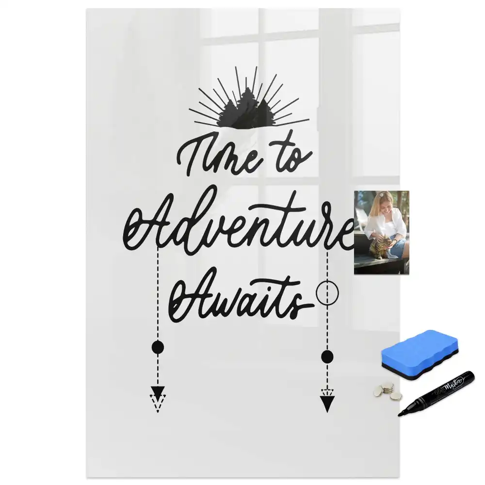 Tableau magnétique L'appel de l'aventure avec feutre