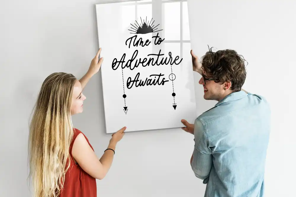Tableau magnétique L'appel de l'aventure avec feutre