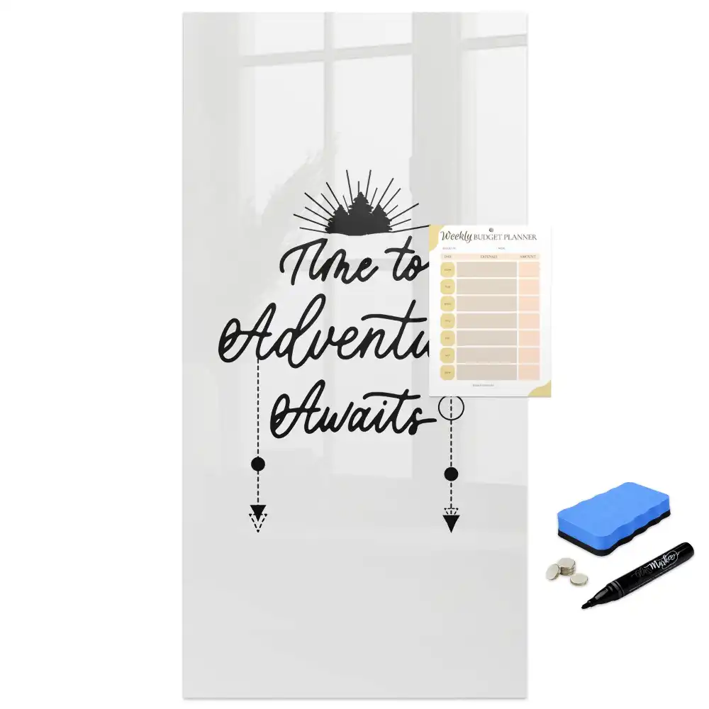 Tableau magnétique L'appel de l'aventure avec feutre